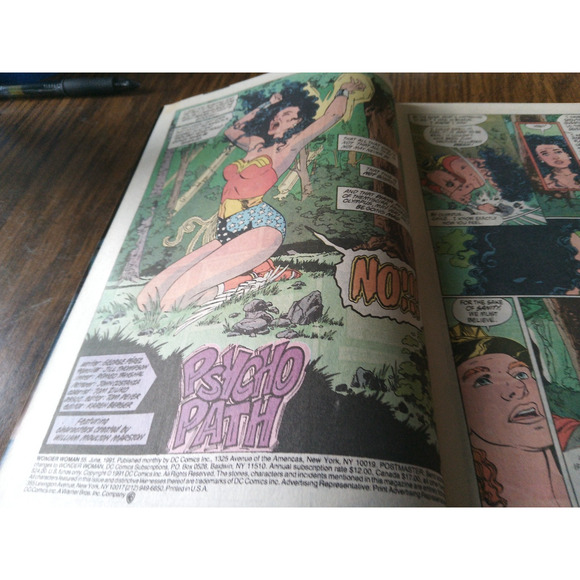 Wonder Woman #55 (June 1991 DC Comics) - Picture 3 of 3
